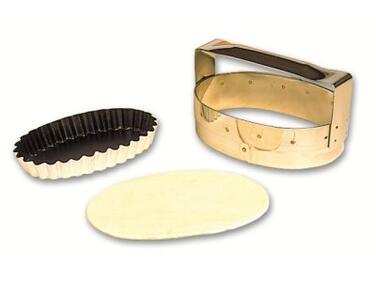 DECOUPOIR OBLONG INOX MATFER 130X90MM - USTENSILE CUISINE
