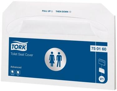 COUVRE-SIEGE TORK ADVANCED BLANC 36.5X42CM X250