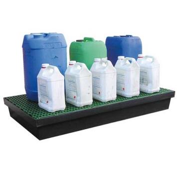 BAC DE RETENTION 90L AVEC CAILLEBOTIS 1200X640X150MM