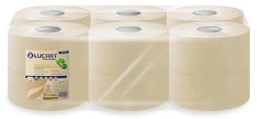 PAPIER TOILETTE MINI JUMBO 180M ECONATURAL 2P ECOLABEL X12