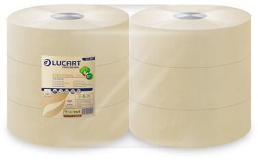 PAPIER TOILETTE JUMBO 350M ECONATURAL 2PLIS ECOLABEL X6