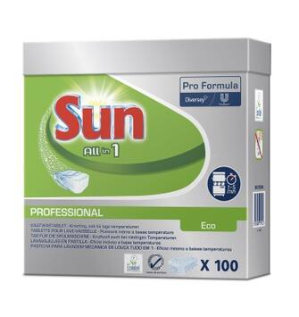 TABLETTES LAVE-VAISSELLE SUN ALL IN 1 ECO PRO FORMULA X100