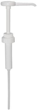 POMPE POUR BIDON 5L BLANCHE 42MM DOSE 10ML MARQUEE