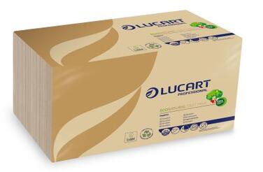 SERVIETTE 1 PLI 30X30 ECONATURAL X500, HAVANE, C/8X500