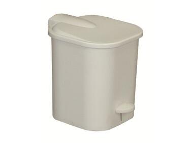 POUBELLE À PÉDALE CARRÉE MATFER 4L - BLANCHE