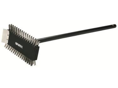 BROSSE MÉTALLIQUE MANCHE LONG MATFER - MATÉRIEL ALIMENTAIRE