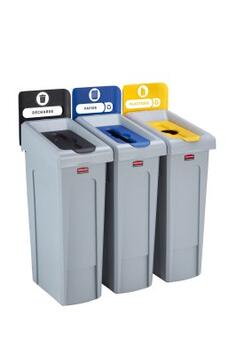 STATION DE RECYCLAGE SLIM JIM 3 FLUX GRIS