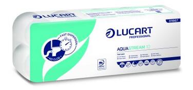 PAPIER TOILETTE RLX 200F AQUASTREAM BLANC 2PLIS C/12X10