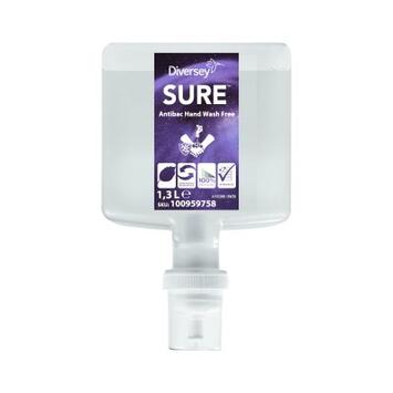 SAVON DESINFECTANT SURE ANTIBAC HAND WASH FREE 1.3L CX4