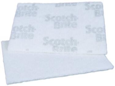 TAMPON A RECURER SCOTCH BRITE 224X158MM BLANC X20