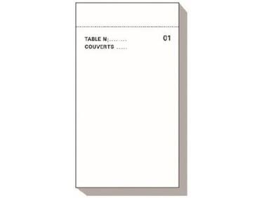 BLOC ADDITION AUTOCOPIANT MATFER 91X225MM LOT DE 50
