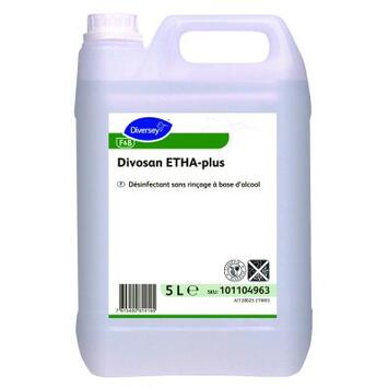 DETERGENT DESINF SANS RINCAGE AGRO DIVOSAN ETHA PLUS 5L