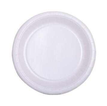 ASSIETTE RONDE EN CARTON BLANC DIAM 18 C/20X50