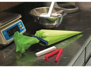CLIPS DE FERMETURE POUR SACHETS MATFER 140MM X3 - BOULANGERIE