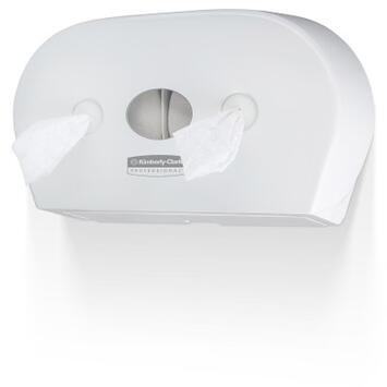 DISTRIBUTEUR ROULEAUX PAPIER TOILETTE MINI AQUARIUS™ BLANC