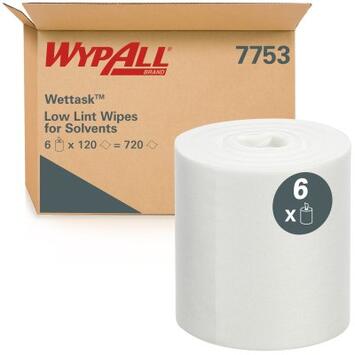 ESSUYEURS DE NETTOYAGE BLANCS WYPALL® WETTASK™ 30.5X15CM, 720 PCS
