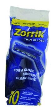 RASOIR JETABLE 2 LAMES MANCHE ERGONOMIQUE SCTX10