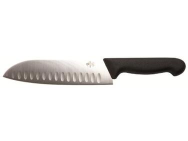 COUTEAU SANTOKU MATFER NOIR 180MM - MATÉRIEL DE CUISINE