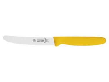 COUTEAU CRANTÉ MATFER MANCHE JAUNE - MATÉRIEL DE DÉCOUPE