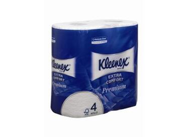 PAPIER TOILETTE RLX 160F KLEENEX BLANC 4PLIS LOT/6X4