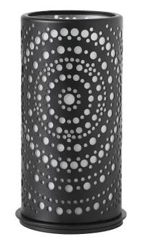 BOUGEOIR METAL BILLY 140X75MM NOIR C/4