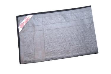 TORCHON MICROFIBRE ESSUIE VERRERIE 70X42CM GRIS X2