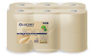 PAPIER TOILETTE MINI JUMBO 180M ECONATURAL 2PLIS L-ONE X12