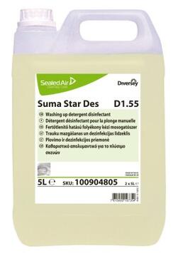 DETERGENT PLONGE MANUELLE DESINF SUMA STAR DES D1.55 - 5L