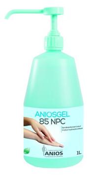 DÉSINFECTANT MAINS ANIOSGEL 85 FLACON POMPE 1L, LOT DE 12