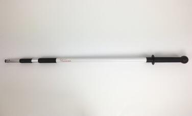 MANCHE TÉLESCOPIQUE ERGONOMIQUE ALU D29MM 1.15-2.65M BLANC