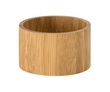 BOUGEOIR MINI LAMPE BAMBOU NATUREL, ACCÈS PRATIQUE, 33X57MM, C/8