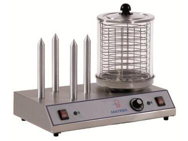 CHAUFFE-SAUCISSES MATFER 4 PLOTS 1000W