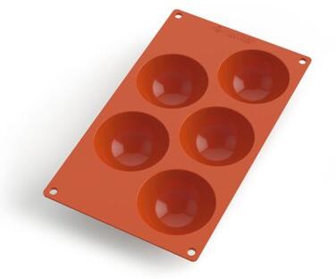MOULE GASTROFLEX 5 DEMI-SPHÈRES D80 SILICONE - MATFER