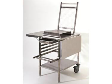 TABLE MOBILE MATFER INOX POUR GUITARE PÂTISSERIE