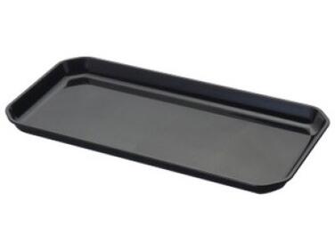 PLATEAU ABS NOIR MATFER 20X40X2.5 CM POUR TRAITEUR ET RÉCEPTION