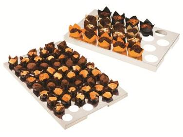 PLAQUE DE CALAGE INOX TULIPCUPS PM MATFER POUR BOULANGERIE ET PÂTISSERIE