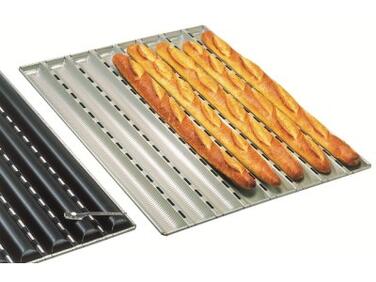 PLAQUE DE CUISSON ALU POUR 6 BAGUETTES - MATFER 650