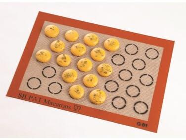 TAPIS DE CUISSON SILPAT POUR 28 MACARONS D 30 MM - MATFER