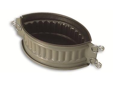 MOULE À PÂTÉ OVALE CÔTELÉ EXOPAN MATFER 210MM