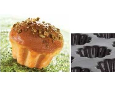 MOULE À BRIOCHE FLEXIPAN MATFER 60X40CM D.66