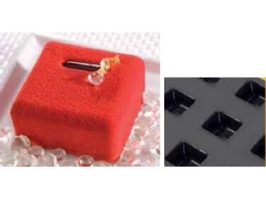 MOULE FLEXIPAN MATFER ÉCRIN 65X65X35MM POUR ROBOTS CULINAIRE