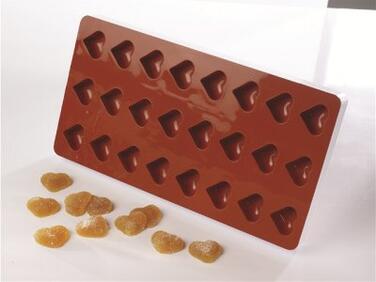 MOULE MATFER FLEX 24 COEURS POUR PÂTISSERIE ET CHOCOLATERIE