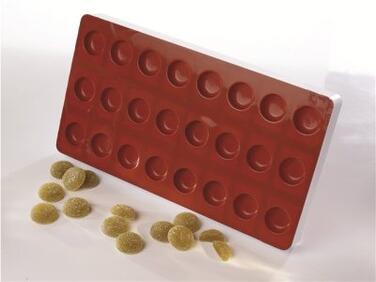 MOULE FLEX MATFER 24 EMPLACEMENTS POUR PÂTES DE FRUITS
