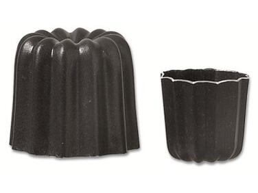 MOULE CANNELÉ EN ALUMINIUM MATFER, LOT DE 6