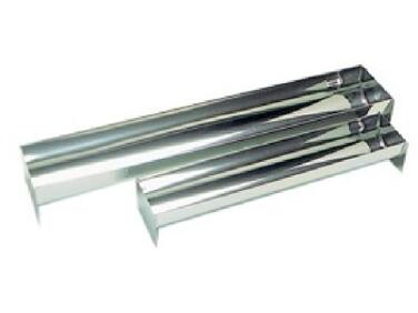 GOUTTIÈRE À BÛCHE INOX MATFER 500X80MM - BOULANGERIE & PATISSERIE