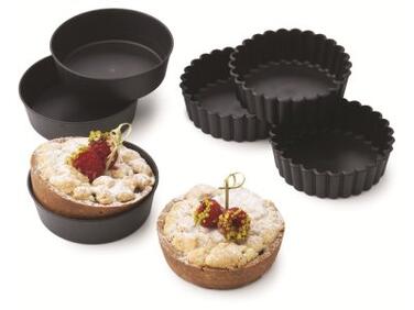 MOULE CANNÉLE EXOGLASS MATFER DIA10CM LOT DE 12