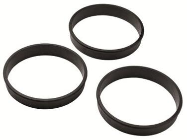 CERCLE À TARTE EXOGLASS MATFER D90H19 - LOT DE 6