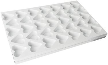 PLAQUE MULTIMOULE "VIRGULE" MATFER EN PLASTIQUE 60X40 CM
