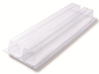 MOULE À BÛCHE RAINURÉ MATFER PS 80X60X57MM PACK DE 20