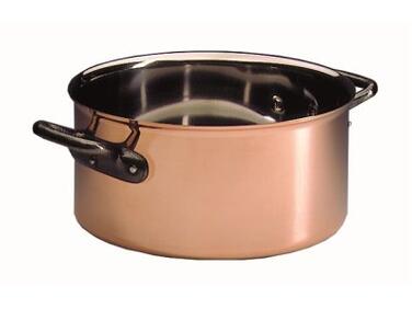 FAITOUT MATFER ALLIANCE CUIVRE ET INOX 20CM - TOUS FEUX SAUF INDUCTION